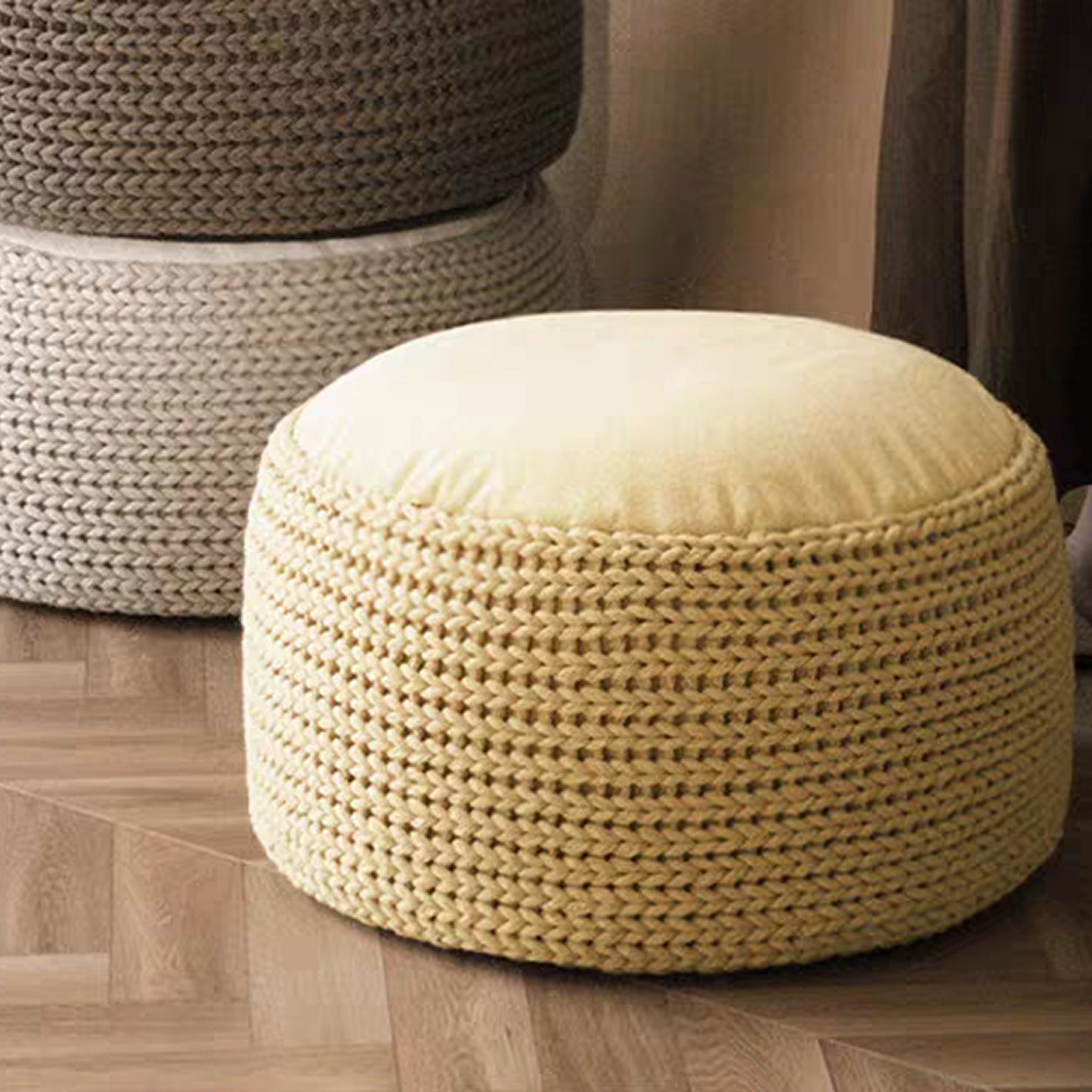 Danika Pouf - Mustard