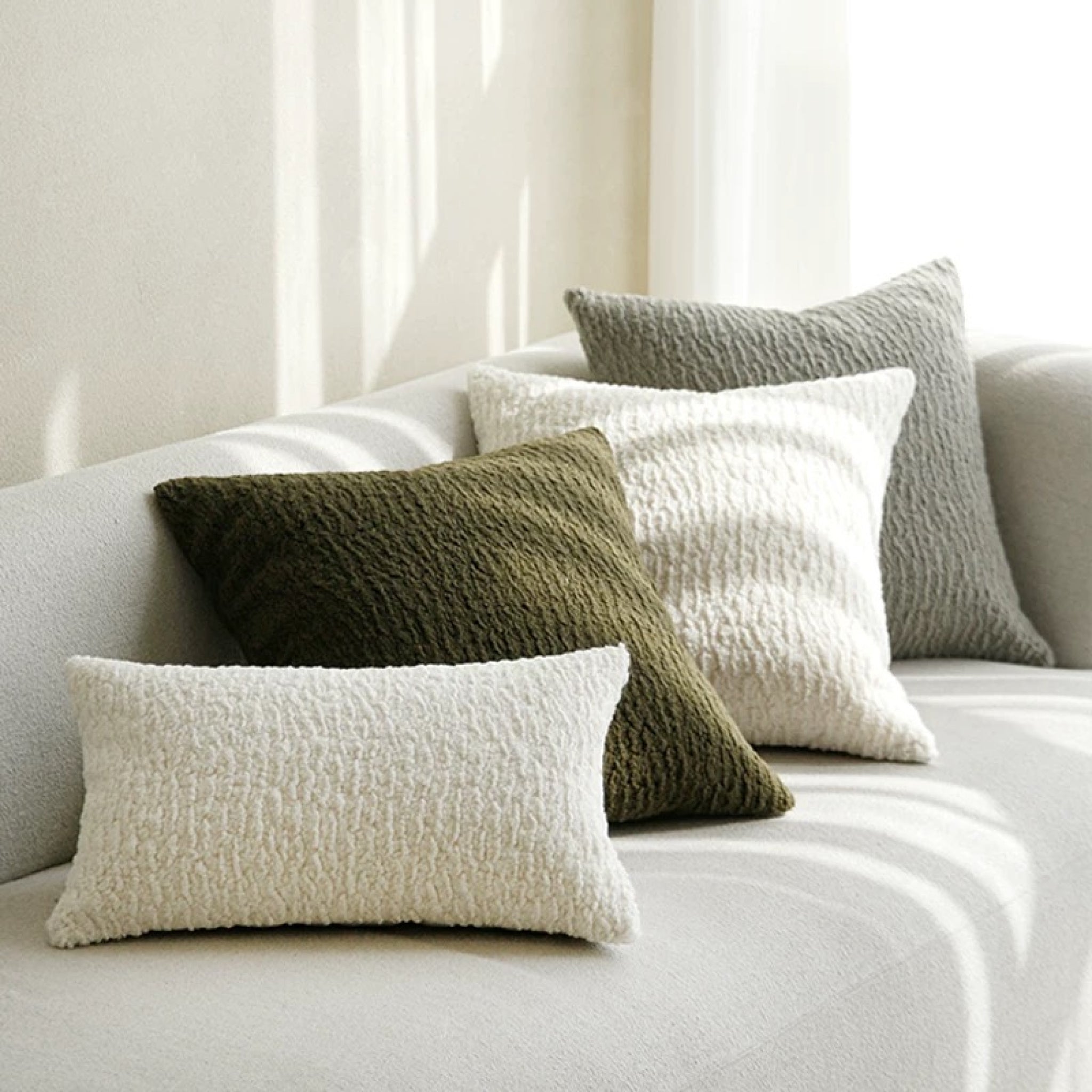 Reyas Lumbar Pillow - White