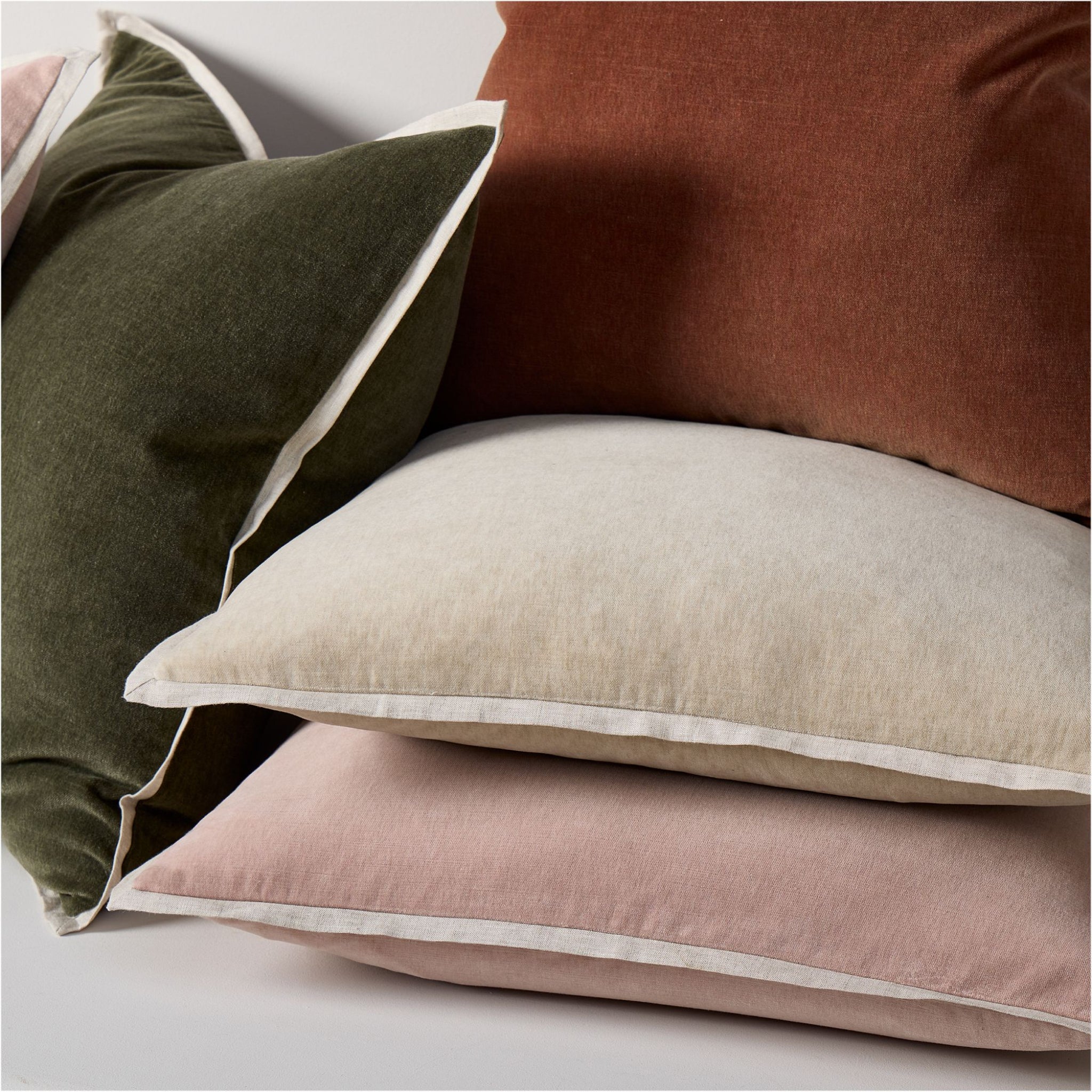 Rhode Square Pillow - Brown