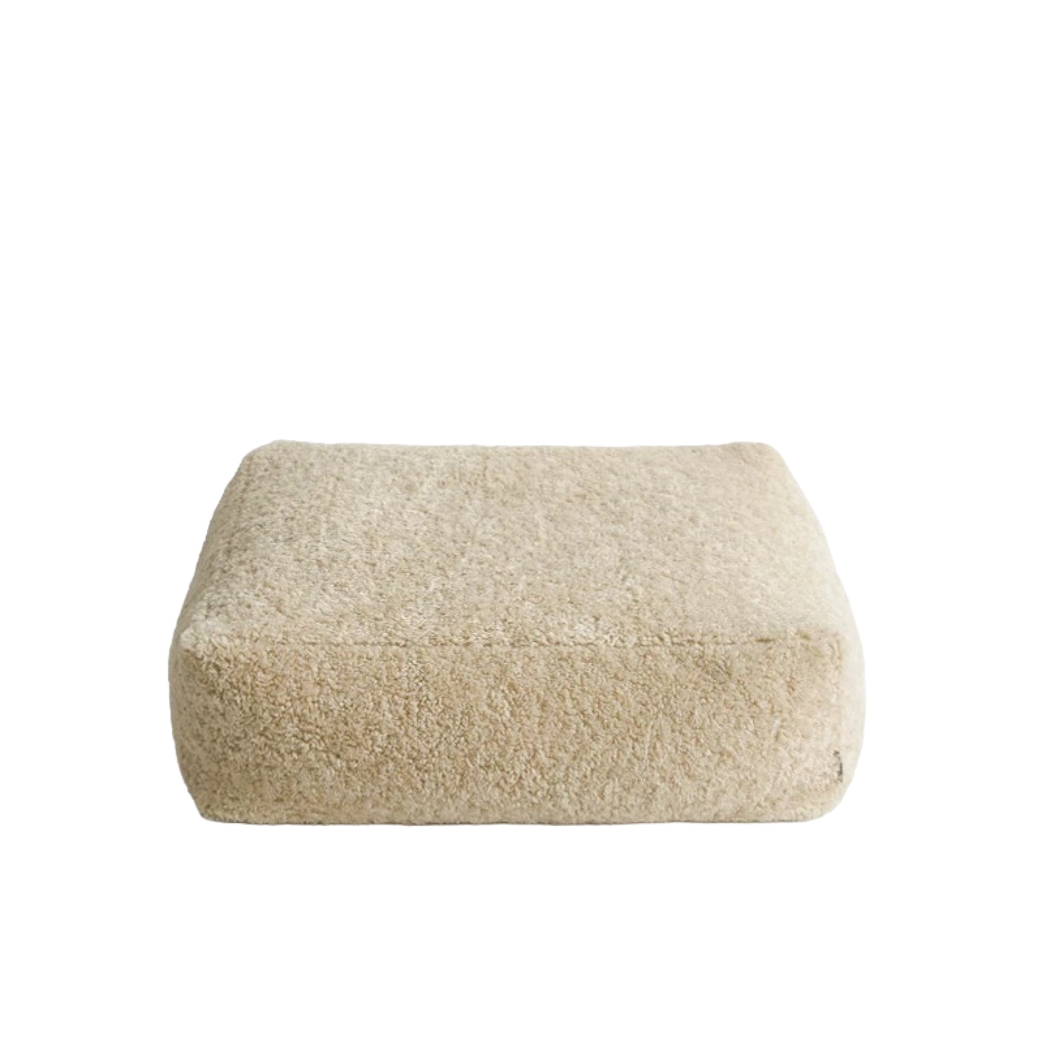 Bowen Square Pouf - Cream