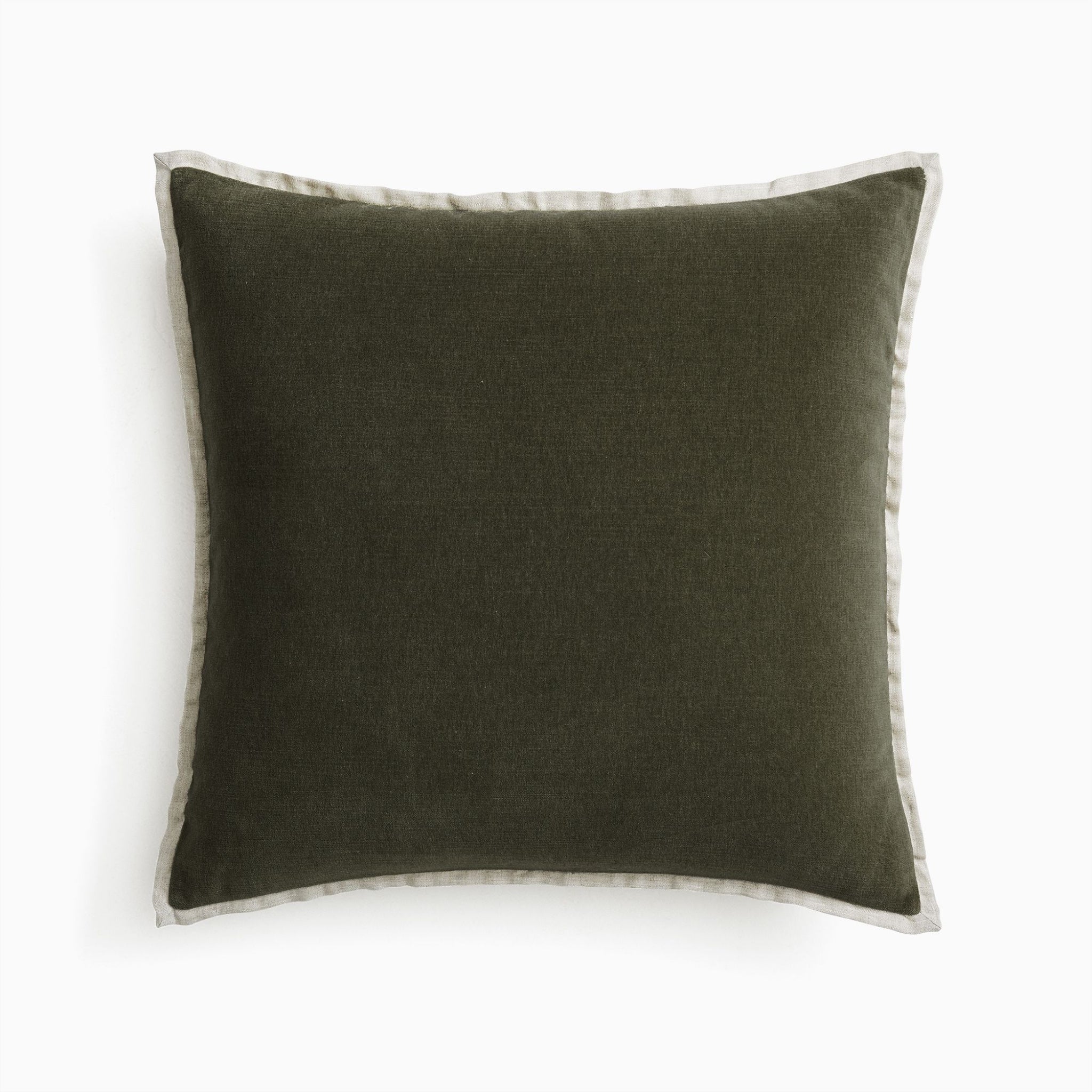 Rhode Square Pillow - Dark Green