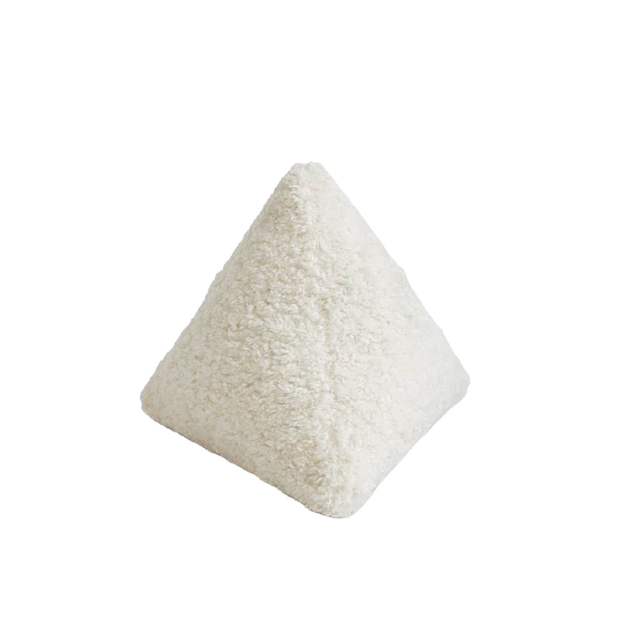 Pyramid Pouf - White